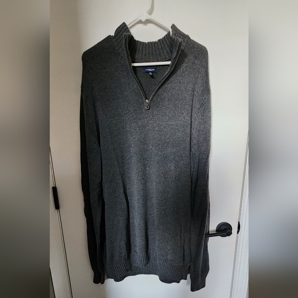 Croft & Barrow Men's Charcoal Crewneck Sweater